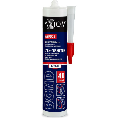 Клей-герметик конструкционный на основе гибридных полимеров AXIOM белый