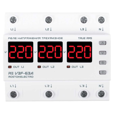 Реле напряжения ROSTOKELECTRO RE 46-312