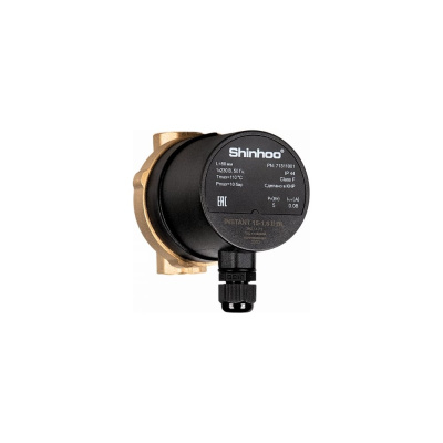 Циркуляционный насос для систем ГВС SHINHOO INSTANT 15-1.5 II BL