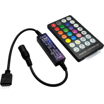 Контроллер для светодиодной ленты RGB truEnergy с кнопочным пультом 12V/24V 6A