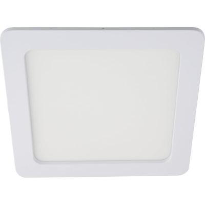 Квадратный встраиваемый даунлайт с драйвером Ecola LED downlight 18W 220V 6500K