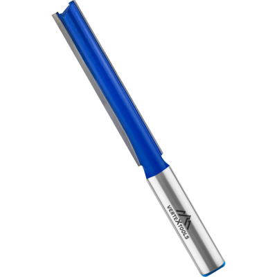 Фреза пазовая прямая с двумя лезвиями Vertextools 3501-127612 Для изготовления пазов