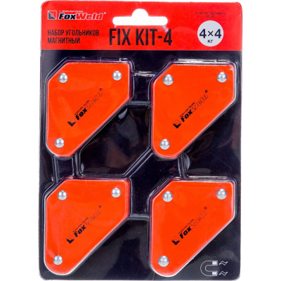 Набор угольников магнитных FIX KIT-4 Foxweld