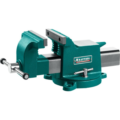 Стальные слесарные тиски KRAFTOOL Steel 125 мм 32701-125 - профессиональный инструмент из высококачественной стали и