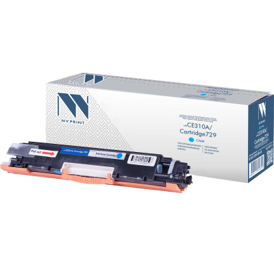 Картридж лазерный NV PRINT (NV-CE311A/729C) для HP M175nw/CP1025nw/CANON LBP7010C, голубой, ресурс 1000 страниц