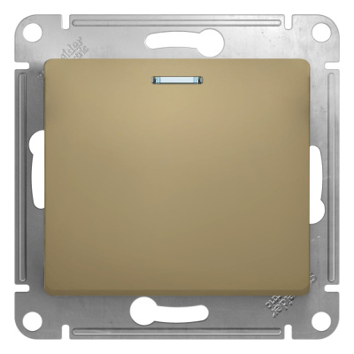 Одноклавишный механизм выключателя Systeme Electric Glossa GSL000413
