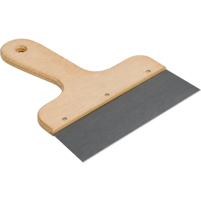Шпатель фасадный SAMGRUPP с изогнутой деревянной ручкой 20 см Kitan SAMGRUPP KIT-845