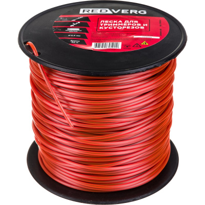 Леска для триммера 2,4 мм, 90 м, круглая REDVERG