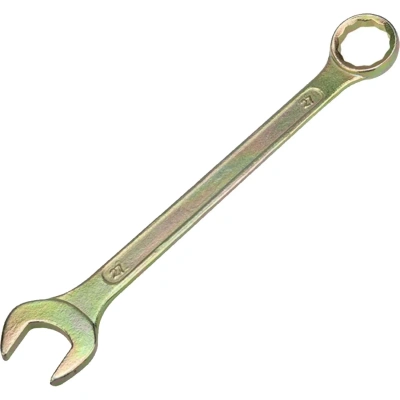 Ключ комбинированный 19мм, желтый цинк REXANT 12-5813-2