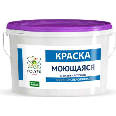 Моющаяся краска POLYEX (2.8 кг; 4 шт)