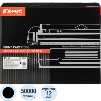 Драм-картридж КОМУС DR-3400 для Brother HL-L5000/DCP-L5500/MFC-L6800