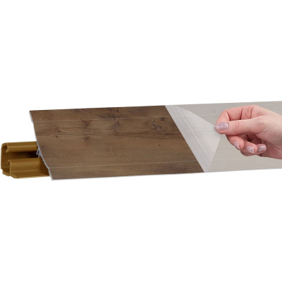 Плинтус KORNER LB 231(90) Таксус темный 3,0 м 90 231-90