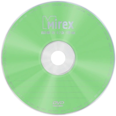 Носители информации DVD-RW, 4x, Mirex, Cake/25, UL130032A4M