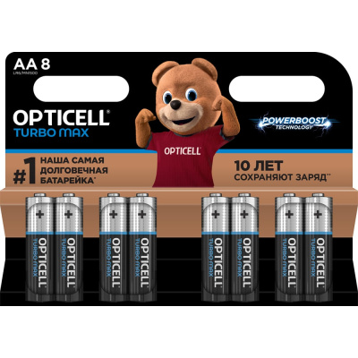 Батарейки OPTICELL Turbo Max AA 8 шт