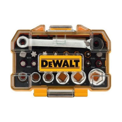 Набор бит и торцевых головок DEWALT HIGH PERFORMANCE DT71516, 25 мм, 24 предмета