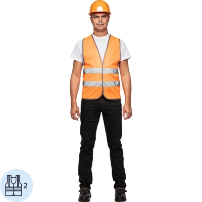 Жилет сигнальный Тип1Е, цв.оранж.(р.L-XL/48-54)