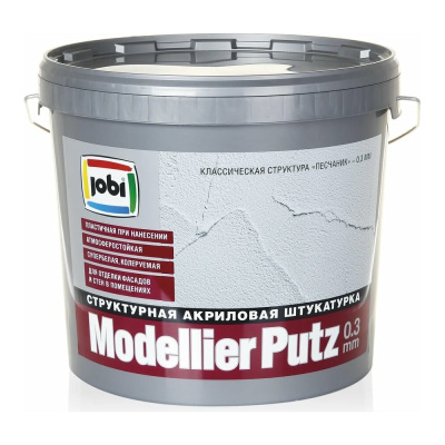 Декоративная штукатурка JOBI MODELLIERPUTZ (0.3 мм; 16 кг)
