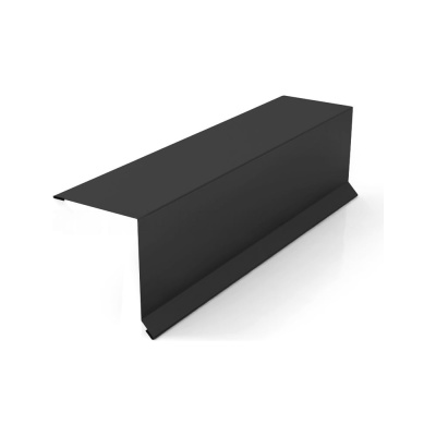 Планка торцевая МЕТАЛЛИК и КО 95x120x2000; Оц 0.40 (RAL 7024) в пленке