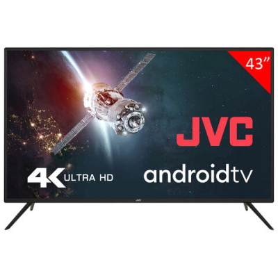 Телевизор JVC LT-43M790, 43" (109 см), 3840x2160, 4К UHD, 16:9, Android TV, Wi-Fi, черный