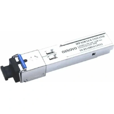 Трансивер SFP Osnovo SFP-S1SC12-G-1310-1550 до 3км, Tx:1310/Rx:1550, DDM