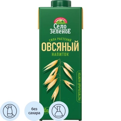 Напиток растительный Село Зелёное Овсяный 1,8% у/п TBA 1л