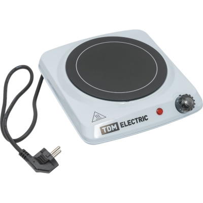Одноконфорочная электроплитка TDM ЭПК1 230 В, 1.2 кВт, керамический диск TDM ELECTRIC