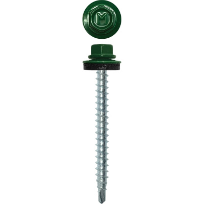 Кровельный саморез Daxmer 4,8x50 RAL 6005 150 шт