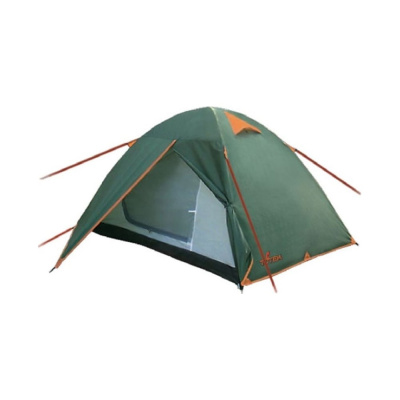 Палатка Tramp Totem Tepee 4 V2 зеленый TTT-027 — просторная четырёхместная палатка для простых походов и рыбалки