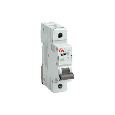 Автоматический выключатель EKF AV-10 AVERES mcb10-1-16B-av