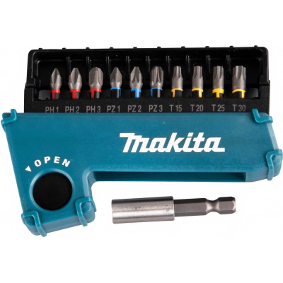 Набор насадок Impact Premier (11 шт.; 25 мм; C-form; PH, PZ, T; магнитный держатель) Makita