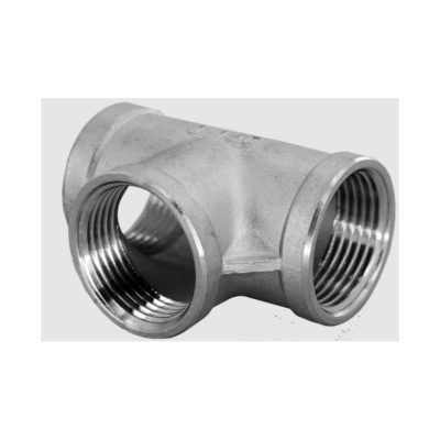 Тройник NEWKEY внутренняя резьба, нержавеющий, AISI304 DN25 (1), (CF8), PN16 NK-DTF25/4