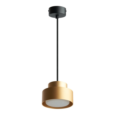 Потолочный светильник FERON hl3678 barrel aura levitation 12w, 230v, gx53, золото, на подвесе 1,7 м