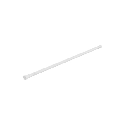 Карниз для ванной FORA металлический 70-120 см, белый FOR-ROD-120IWT