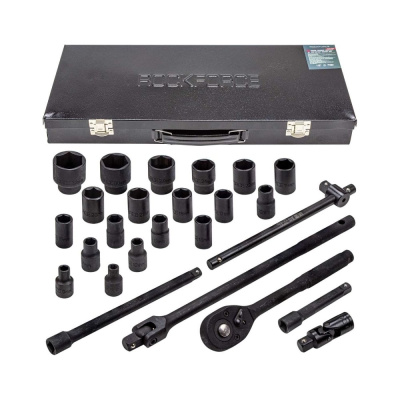 Набор инструментов ударных Rockforce 26пр, 1/2" 1"(8-32мм) в кейсе