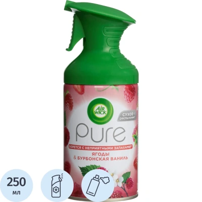 Освежитель воздуха Air Wick Pure в аэрУп Счастье в кажНоте ЯгодБурбонваниль