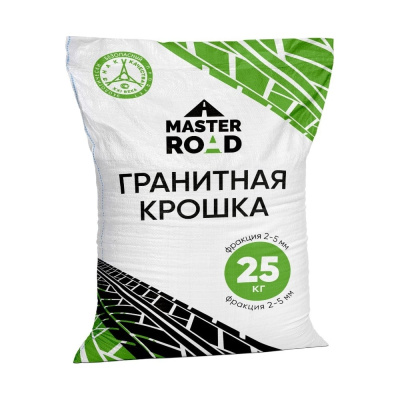 Гранитная крошка Мастер Роуд, мешок 25 кг противогололедный реагент гранит-крошка-25кг