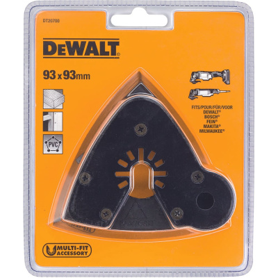 Насадка для мультитул подошва под шлифлисты Dewalt