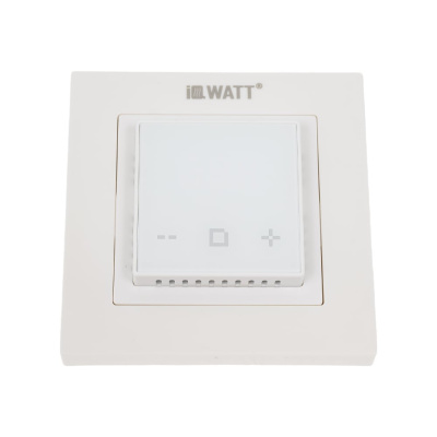 Терморегулятор для теплого пола IQWATT IQ THERMOSTAT D Wi-Fi с Wi-Fi, программируемый