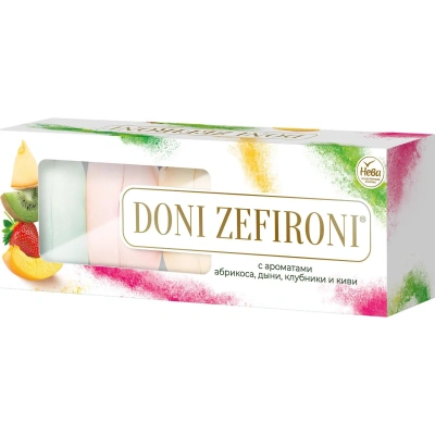 Зефир DONI ZEFIRONI Нева ароматизированный ассорти, 210г