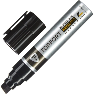 Маркер для металла Topfort MetalPro 4-12 мм черный
