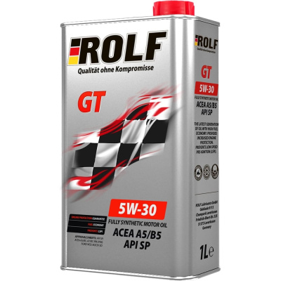 Моторное масло Rolf gt sae 5w-30, api sp, acea a5/b5, синтетическое, 1 л