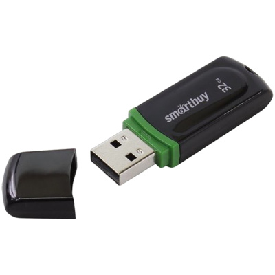 Память Smart Buy "Paean" 32GB, USB 2.0 Flash Drive, черный