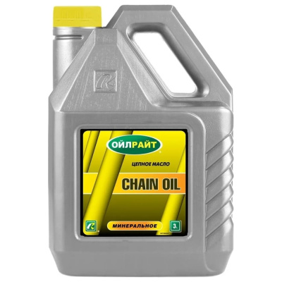 Масло цепное CHAIN OIL 3 л OILRIGHT 2692 изготовлено на минеральной основе
