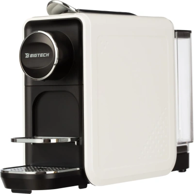 Кофемашина капсульная BigTech EСM302W, 0,7литра, 1400 Вт, белая