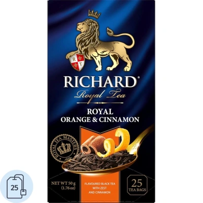 Чай Richard Royal Orange&Cinnamon черный 25 сашет 14143