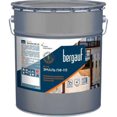 Краска Bergauf PF-115 белая, 1,8 кг