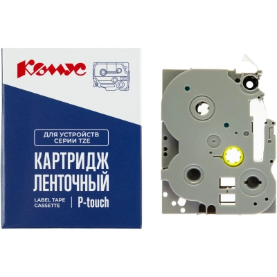 Картридж Комус TZE-531(Brother TZE-531 черный на синем,12мм/8м)