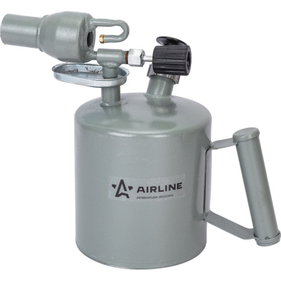Паяльная лампа (горелка) Airline бензиновая, 2,0 L, серая