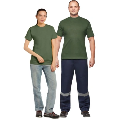 Футболка (160 г.) с кор.рукавом т.-злн.(XXL)