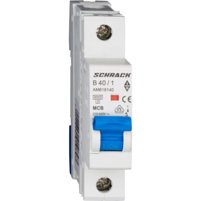 Автоматический выключатель Schrack Technik AM 6кА, 1P, B, 40A